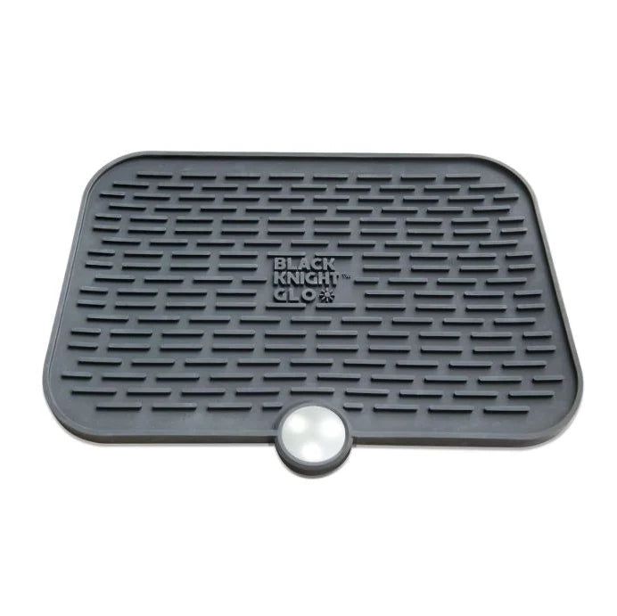 Black Knight GLO - Protection de table de chevet avec lumière incluse