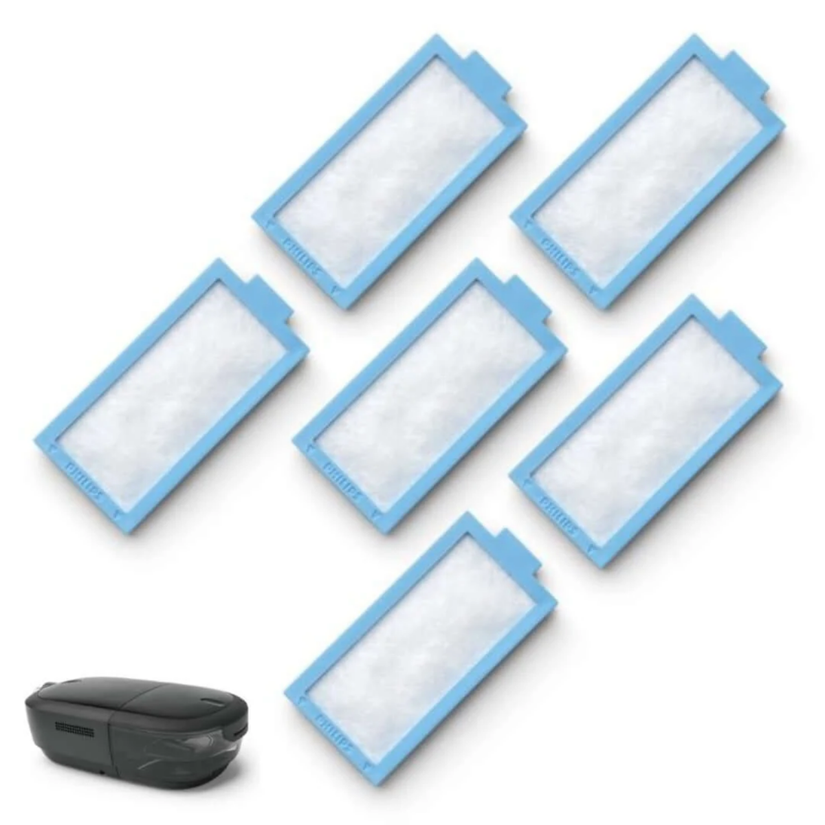 DREAMSTATION 2 FILTRES ULTRA FINS HYPOALLERGENES PQT 6