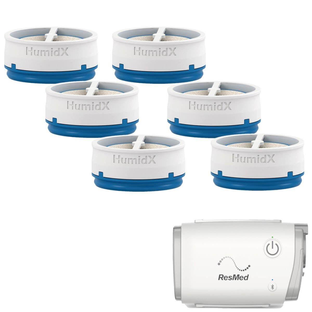 AirMini Standard HumidX 6 Pack For Travel CPAP By ResMed