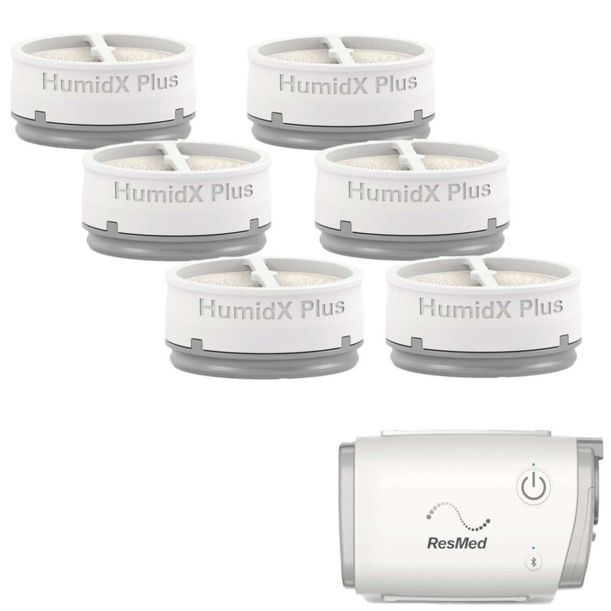HumidX Plus 6 Pack For ResMed AirMini Travel Auto CPAP Machine