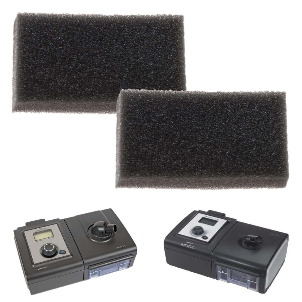 Reusable Black Foam Filter for PR SystemOne, REMstar M-Series & SleepEasy (1 Pack)