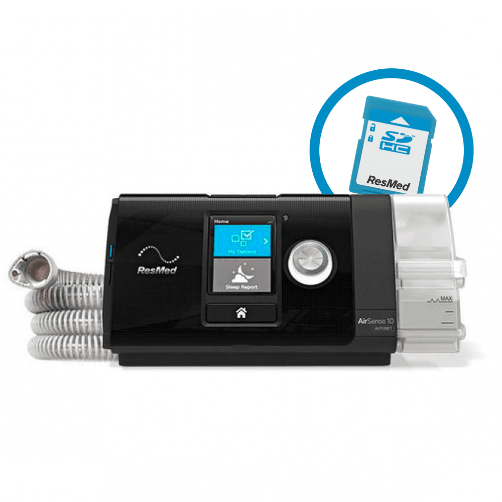 
                  
                    ResMed AirSense 10 C2C + Free Heated Tubing + Soap + Wipes + Brush for CPAP Hose
                  
                